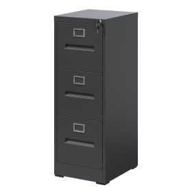 3 Drawer File Cabinet with Lock Metal Vertical File Cabinet Office Home, A4 Legal/Letter Size Narrow File Cabinet Locked,Assembly Required 3 Drawer File Cabinet with Lock Metal Vertical File Cabinet Office Home, A4 Legal/Letter Size Narrow File Cabinet Locked,Assembly Required